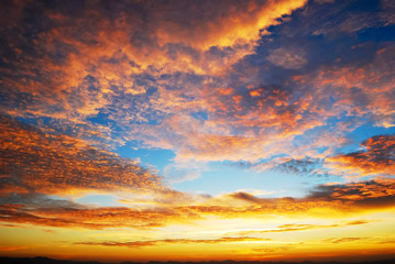 beautiful twilight sunrise sky