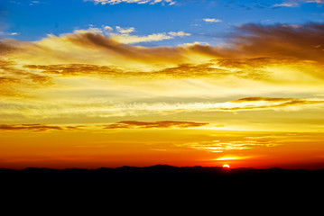 beautiful twilight sunrise sky