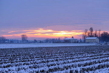 alba invernale paesaggio 1456
