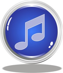 bouton note de musique