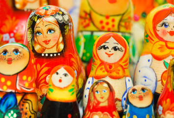 Fototapeta na wymiar Rosyjski toy matrioska