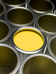 Yellow Paint can
