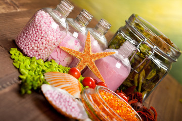 Spa minerals - aromatherapy