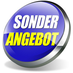 sonderangebot button icon 3d