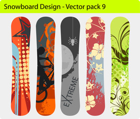 Snowboard design pack