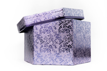 Purple gift box