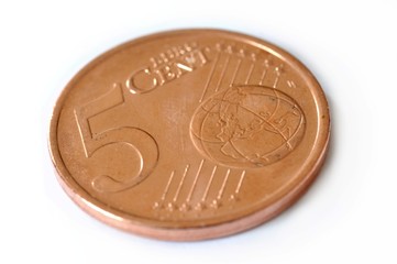 pièce de 5 cts d' euros