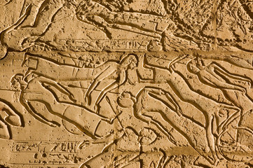 Fototapeta na wymiar Martwych żołnierzy, Battle of Kadesz, Ramesseum