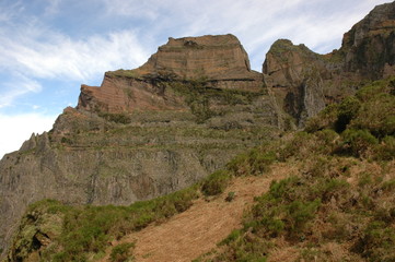 Fototapeta na wymiar Berge auf Madeira