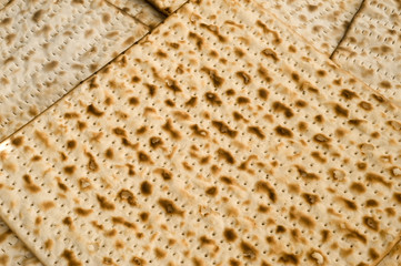 background with matzot