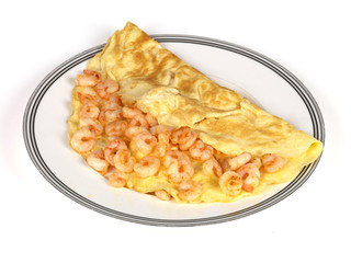 Prawn Omelette © Martin Lee
