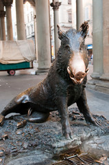 Il Porcellino (Italian "piglet") in Florence, Tuscany, Italy.