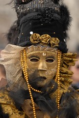 Carnival mask in Venice, Italy.