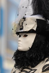 Fototapeta na wymiar Karnawał maski w Wenecji, Włochy.