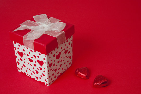 Heart Gift Box with Chocolates
