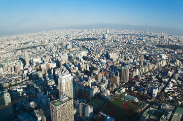Fototapeta premium Tokyo, vue d'en haut - Japan