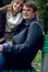 Fototapeta premium A young lovely couple
