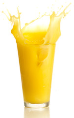 Fototapeta na wymiar sok pomarańczowy powitalny