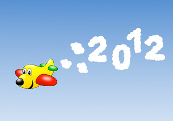 2012 mit Flugzeug