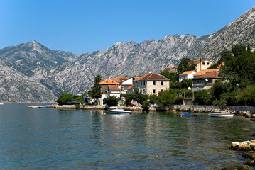 Boka Kotor bay in Montenegro