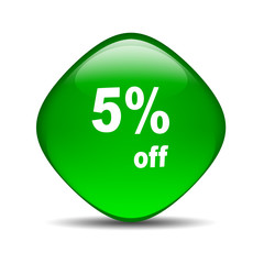 Rombo brillante 5% off