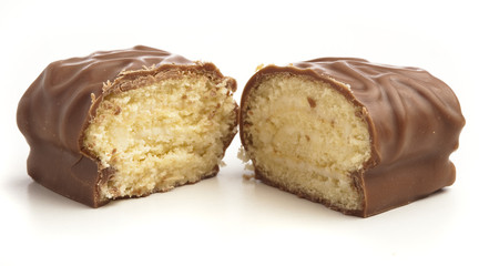 chocolate bun slices