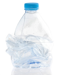 crushed bottle