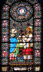 stained glass window