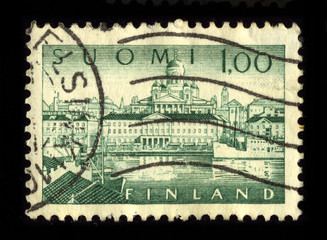 Postage stamp.