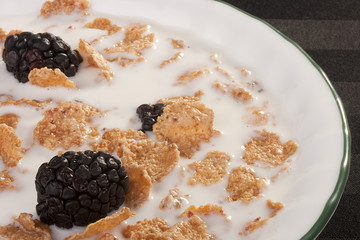 Cereals with blackberry