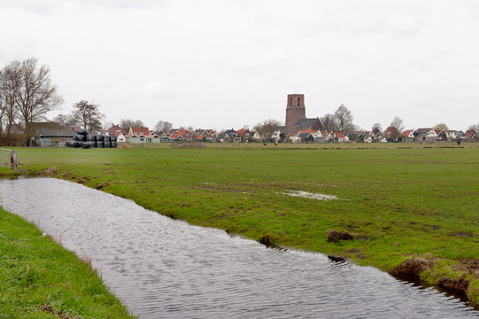 Typical small Dutch village