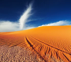 Zelfklevend Fotobehang Sahara Desert, Tadrart, Algeria © Dmitry Pichugin