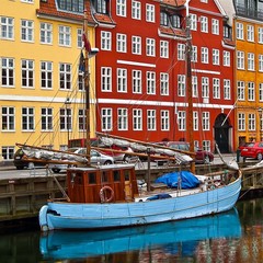 Fototapeta na wymiar Copenhague - Nyhavn
