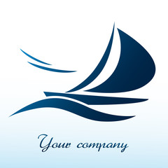 logo entreprise, logo voilier © Logostylish