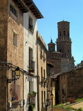 Tudela, ciudad historica de Navarra - Iruña en  España