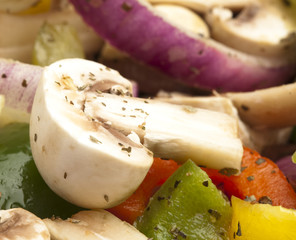 mushroom and vegetables