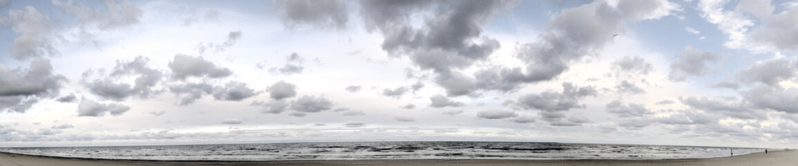 Panorama on a Baltic sea