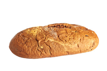 Single fresh rye bread