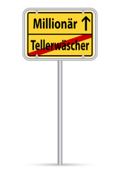 Vom Tellerwäscher zum Millionär