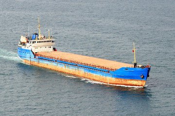 Large tanker ship