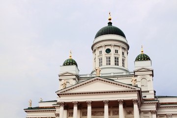 Fototapeta na wymiar Tuomiokirkko cathedral Helsinki. Finland