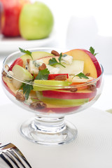 Blue Cheese Pecan Apple Salad