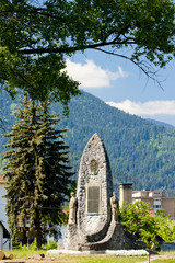 monument, Liptovsky hradok, Slovakia