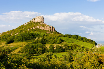 Solutre Rock, Burgundy, France