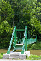 bridge over Sazava River near Stvoridla, Czech Republic