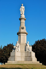 Obraz premium Denkmal in Gettysburg, Pennsylvania - USA