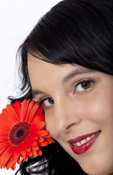 Junge Frau mit schwarzen Haaren #9