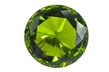 green gem isolated