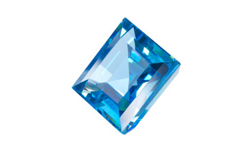 blue gem isolated