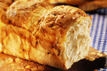 Bakery fresh breaking bread